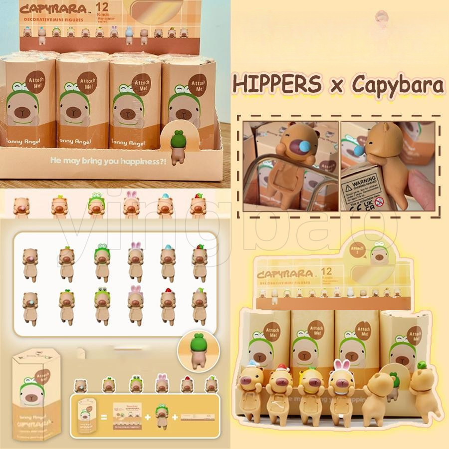Capybara Hippers Hộp Bí Ẩn Trang Trí Nhân Vật Mini Bộ Sưu Tập Búp Bê ...