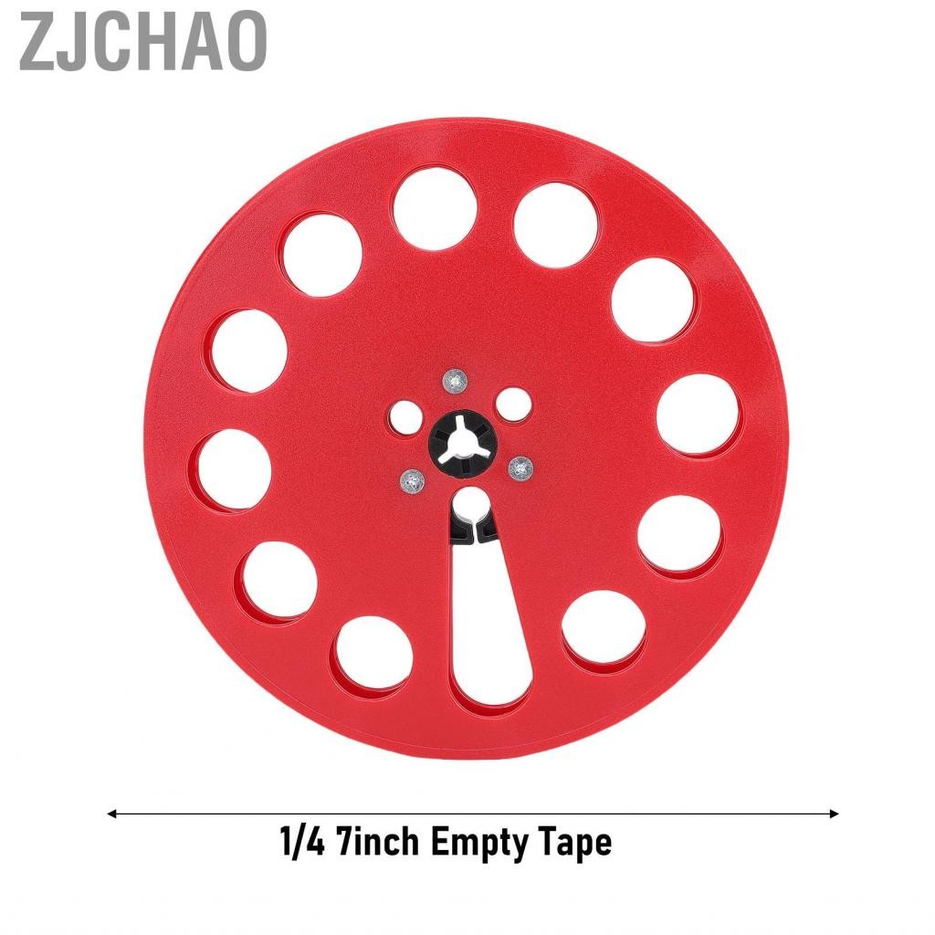 Zjchao 1/4 7 inch Takeup Reel Thay thế cho Revox để băng máy phát điện cổ điển trống rỗng với 12 lỗ