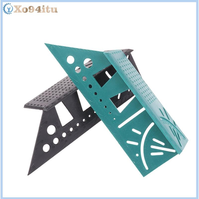 XOITU Đa Năng Định Vị Thợ Mộc Góc Thước 3D Miter Góc Đo Thước Định Vị Đục Lỗ 45 90 Độ Đường Thước VN