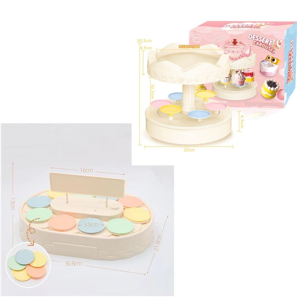 Máy làm bánh xoay tự động AWNGD, Giá đỡ bánh cupcake âm nhạc, Giá đỡ bánh cupcake sáng tạo Macarons Món tráng miệng Giá để bàn xoay Trang trí tiệc sinh nhật