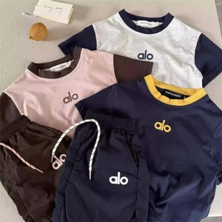 Áo Vest Mùa Hè Trẻ Em / Không Tay + Quần Phù Hợp Với 2025 Bé Trai Bé Gái Mỏng Thường Ngày Hai Mảnh Phù Hợp Với Bé Chữ Ngắn Tay Năm Điểm Quần