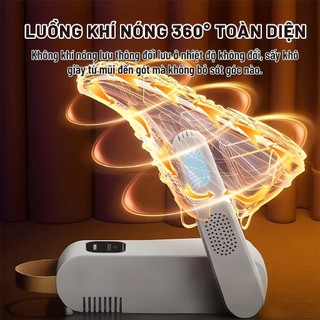 Máy sấy khô giày Hyundai HDR-006-WH - Kháng khuẩn và khử mùi - Bảo hành chính hãng 12 tháng
