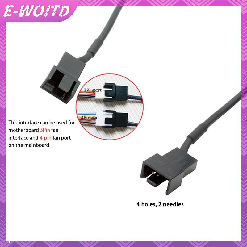 E-woitd USB Sang 4Pin PWM 5V Sang 12V Boost Line USB Tay Quạt PC Bộ Chuyển Đổi Nguồn Đầu Nối Cáp Chuyển Đổi Cho PC Quạt Làm Mát HNVN