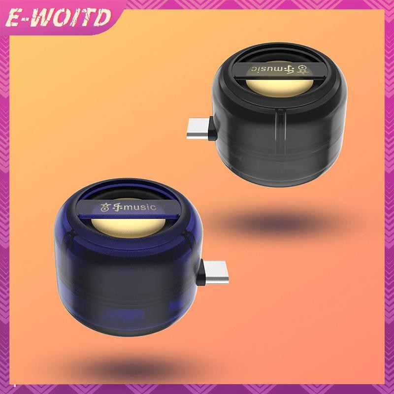 E-WOITD Loa Di Động Hộp Âm Thanh Đa Năng Type-C Và Jack 3.5 Mm Bộ Khuếch Đại Điện Thoại Di Động Loa Không Dây Bên Ngoài HNVN