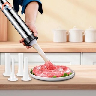 Acutuna Bộ dụng cụ làm xúc xích Tiện ích Dễ dàng làm sạch Handmade Dung tích lớn Di động Dễ dàng sử dụng Dụng cụ làm đầy chống trượt để nấu ăn tại nhà