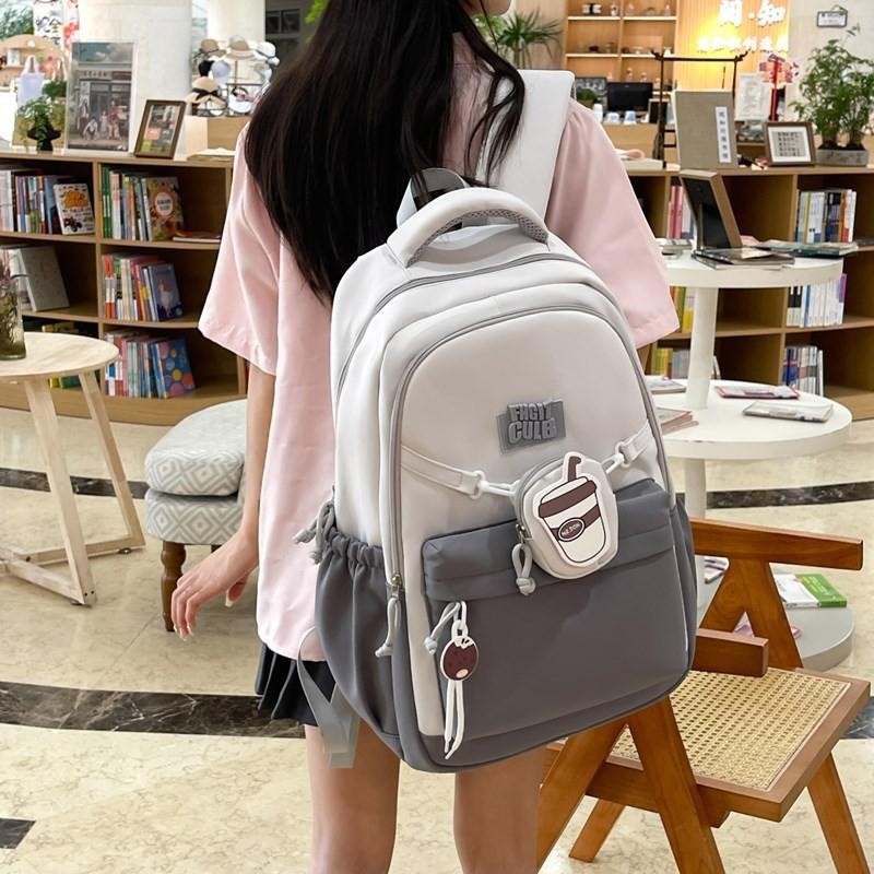 Balo Đi Học Thời Trang Ulzzang Hàn Quốc, Dễ Thương, Nhiều Ngăn, Đựng Vừa Laptop, Phù Hợp Đi Làm Đi Chơi