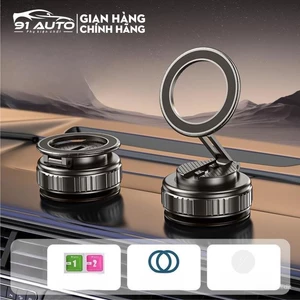 Giá đỡ điện thoại K007 từ tính hút chân không điều chỉnh 360° cho Magsafe, kẹp gập cho gương ô tô và phòng tập gym.BB-41