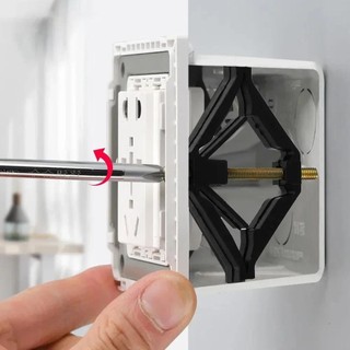 86 Loại Ổ Cắm Tường Hộp Dưới Thiết Bị Sửa Chữa Công Tắc Cassette Repairer Cố Định Cần Điều Chỉnh Ổ Cắm Hộp Tối Phụ Kiện 10 chiếc nhựa đa năng đơn giản có thể điều chỉnh phù hợp dùng cho gia đình căn hộ văn phòng và không gian nhỏ