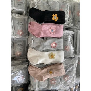 1-8Y Quần tất có bàn hoa cúc hàng QC cho bé gái