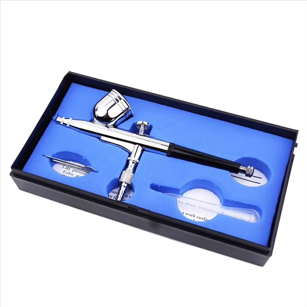 YMIFI Mini Airbrush, Airless Airless Air Gravity Model Đèn pin phun hành động kép, Bền 2 thì 0.3mm HD-130 Thức ăn phun ngọn đuốc cho bức tranh cơ thể Mô hình vẽ tranh Công cụ làm móng