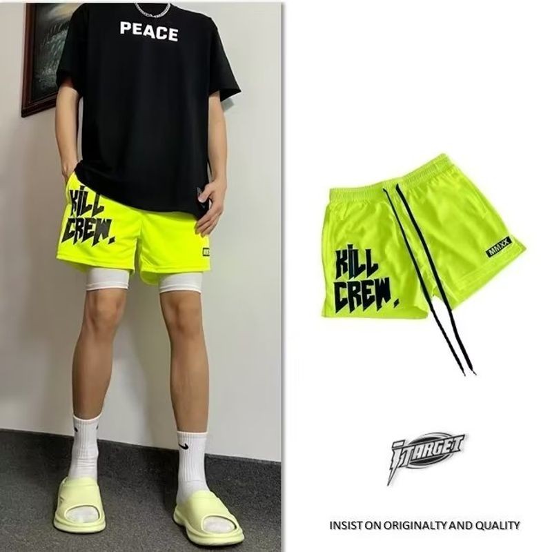 Quần short neon in đậm thời trang, phù hợp trang phục mùa hè