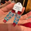 Hàn Quốc Hoa Ngọc Trai Zircon Tua Rua Ánh Sáng Sang Trọng Thanh Lịch Bông Tai Dài Bán Buôn