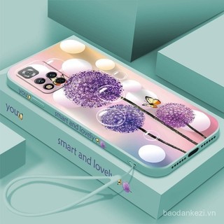 Ốp điện thoại chống sốc Silicon mềm họa tiết bồ công anh cho Redmi 10 Redmi Note 11 Pro Note 11S 6qzv