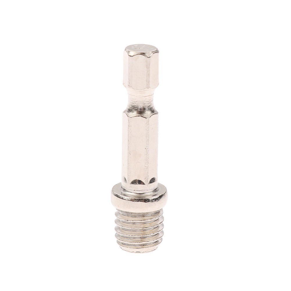 [Cosyh] 1PC 1 / 4 Bộ chuyển đổi thanh kết nối lục giác Đầu khoan M10 Kết nối đĩa đánh bóng