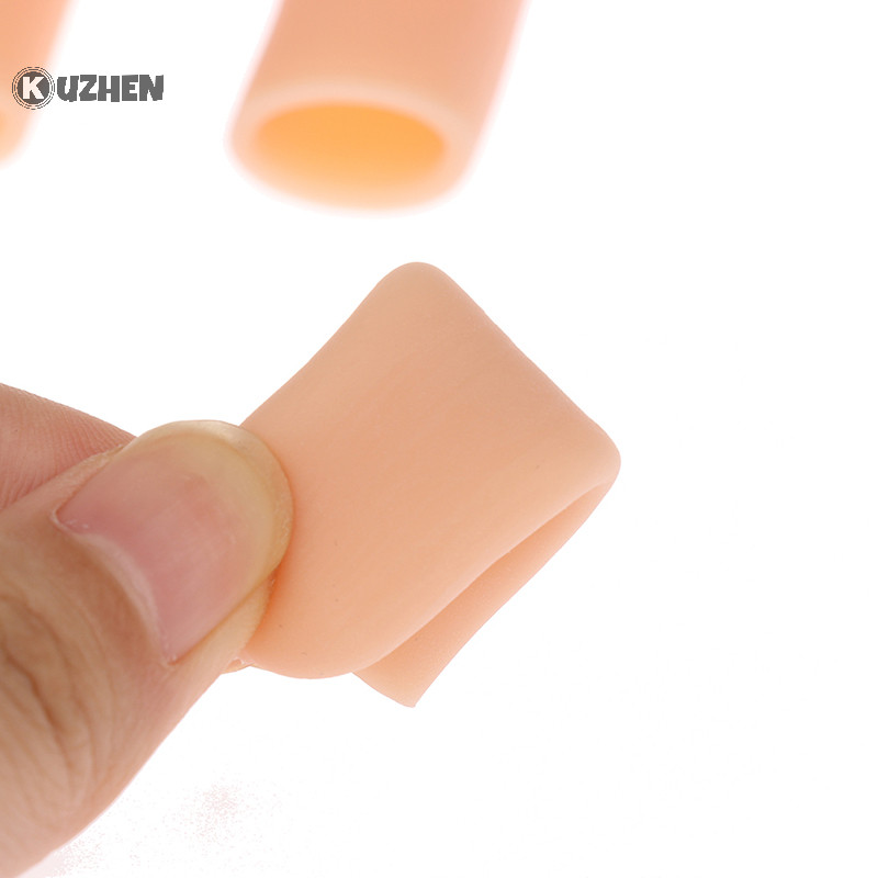 Kuzhen 10 Cái / bộ Gel Silicon Bảo Vệ Ngón Tay Cái Giảm Đau NÓNG