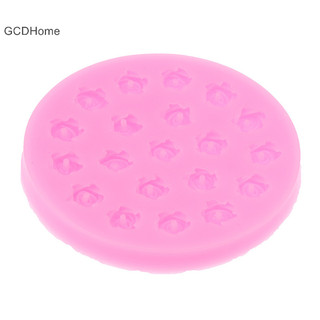 Gcdhome 20 Lỗ Hoa Anh Đào Hoa Hồng Khuôn Silicon DIY Hoa Sô Cô La Fondant Mảnh Món Tráng Miệng Bánh Hoa Trang Trí Dụng Cụ Nướng Bánh HOT