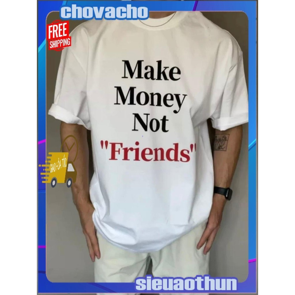 Áo thun Stee Cổ tròn FRIENDS Localbrand ICVCVNI Unisex