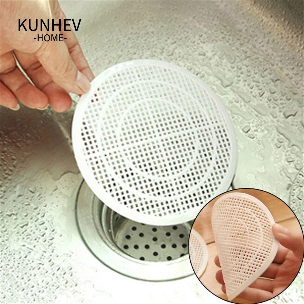 KUNHEV Nắp thoát nước sàn Nút chặn tóc Cropable Chống mùi Đồ dùng nhà bếp Phụ kiện phòng tắm Niêm phong Vỏ silicon