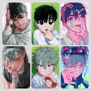 Aien STAGE IVAN & TILL Thẻ Đánh Dấu Trang Anime Hàn Quốc 3 Inch Thẻ Nhỏ Lomo Trẻ Em Văn Phòng Phẩm Tin Nhắn Sinh Viên Quà Tặng Chống Thấm Nước