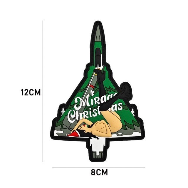 Patch_miếng dán Velcro PVC máy bay tiêm kích_retro