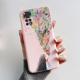 Dành Cho Xiaomi Redmi Note 11 Pro Max 11S Ốp Lưng Silicon Mềm Thiết Kế Mới 2024 Phi Hành Gia In Hình Bảo Vệ TPU Cho Redmi Note11 11 S Vỏ