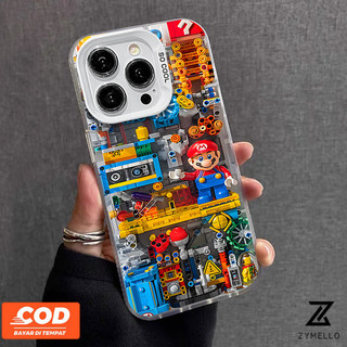 Ốp Lưng Cho OPPO A5X A5 5G A3X A3 PRO A5 PRO A18 A17 A79 A38 A57 A60 A77S A58 A78 A98 A96 A16 A15 A9 2020 A5 2020 A7 A5S A12 A93 A94 Ốp Điện Thoại TPU Chống Sốc Lego Cơ Cao Cấp
