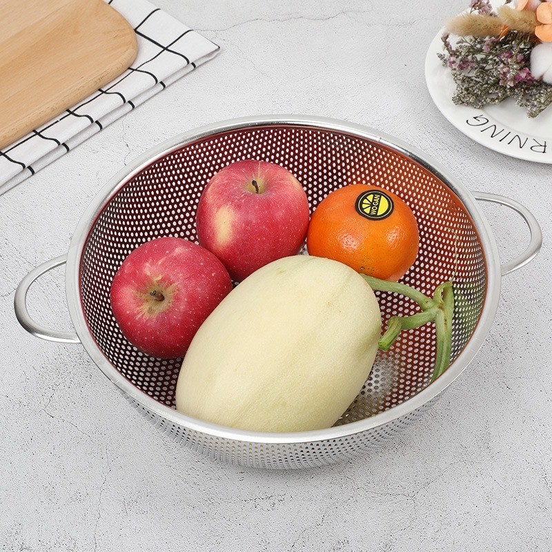 Rổ inox 304 Cao Cấp không rỉ sét an toàn đa năng Size 16,5cm lỗ lưới ...