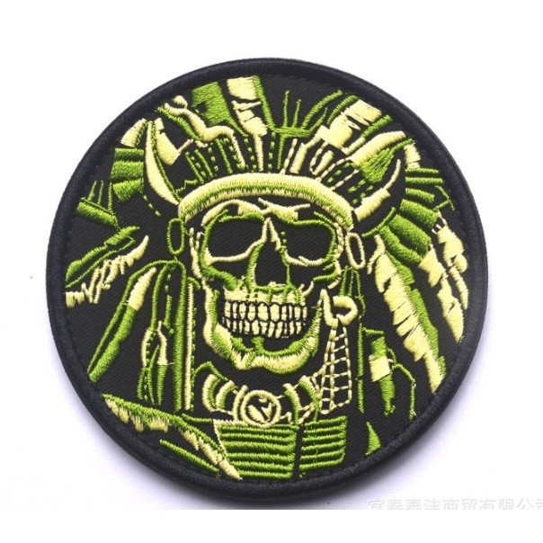 Patch đầu lâu thổ dân _retro