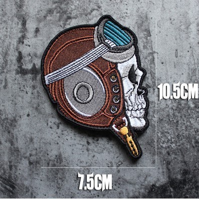 Patch vải velcro chiến binh dán ba lô, nón , quần áo , túi xách _retro