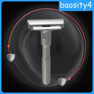 Đầu kim loại hợp kim kẽm hai cạnh cổ điển dành cho nam để cạo lông 5