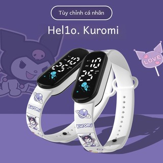 Đồng hồ cho bé Kuromi – Chống nước, phong cách thể thao, họa tiết hoạt hình cá tính