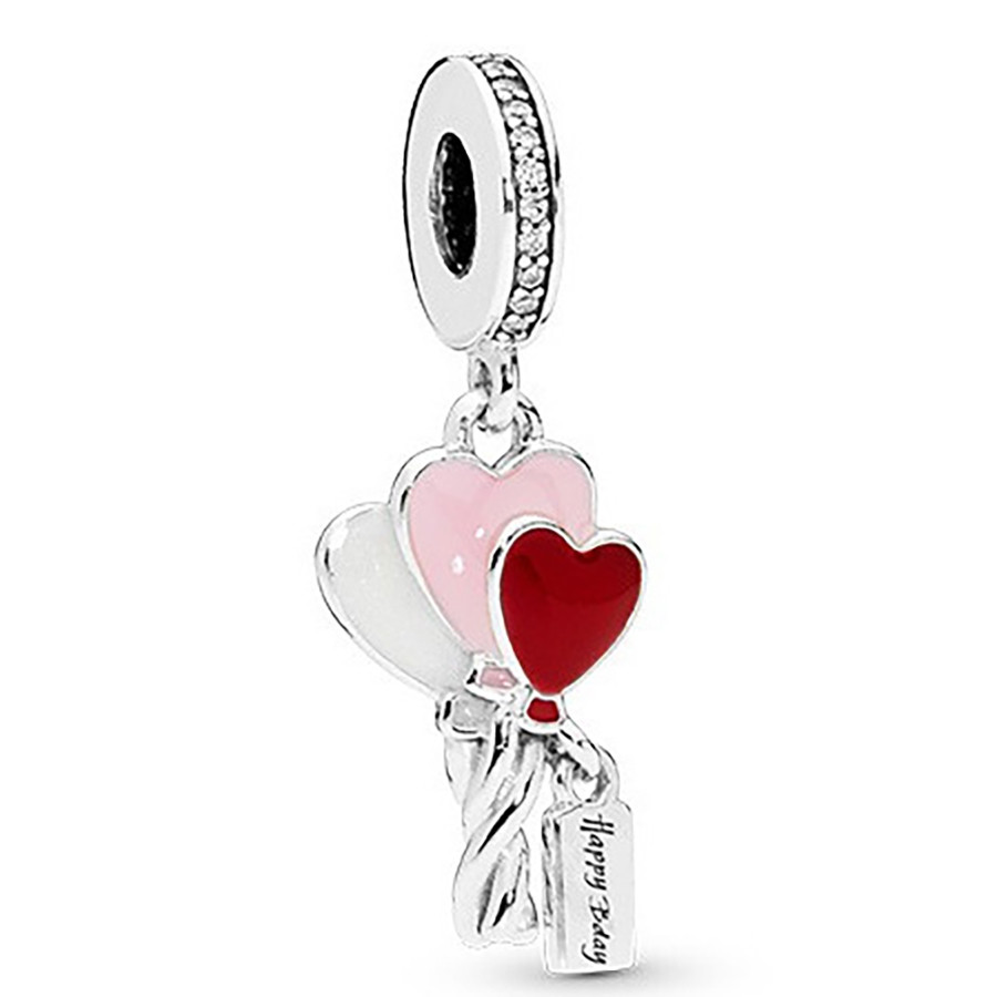Dinglly Chữ Cái Charm Chìa Khóa Và Bọ Rùa Mặt Dây Chuyền Đính Hạt Phù Hợp Với Vòng Tay Phụ Kiện