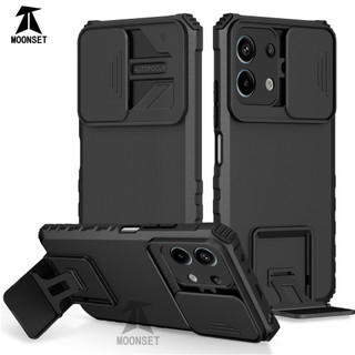 Dành Cho Redmi Note 13 Pro 5G Ốp Lưng Có Trượt Camera Chân Đế Chống Sốc Bảo Vệ Siêu Mỏng