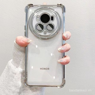 Đối với Honor Magic 6 5 4 Pro Huawei Mate 60 50 40 rõ ràng Trường hợp với bảo vệ máy ảnh cứng rõ ràng chống sốc trường hợp bìa ukd3