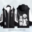 HUNTERxHUNTER Hisoka Killua Zoldyck áo khoác dây kéo Áo khoác cardigan áo len Unisex dài tay Top Cosplay