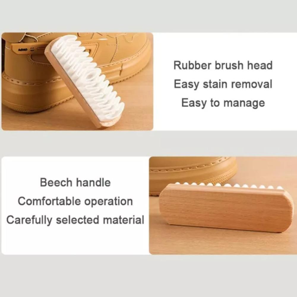 UMISTY 4 Cái / bộ Bộ Bàn Chải Da Lộn Có Tẩy, Dụng Cụ Vệ Sinh Loại Bỏ Vết Bẩn Nubuck Bộ Bàn Chải, Giày Bốt Sử Dụng Bền Đẹp Vải Vệ Sinh Cho Giày