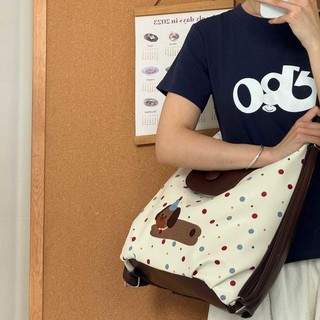 Niche Tất Cả Trận Đấu Hoạt Hình Chó Con Tote Túi Đeo Vai Dễ Thương Túi Nữ Ba Lô Học Sinh Túi