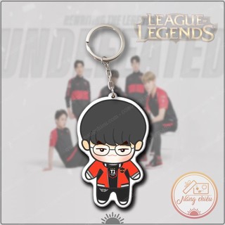 Móc khóa chibi Faker Dày In Sắc Nét 2 Mặt, Huyền Thoại T1