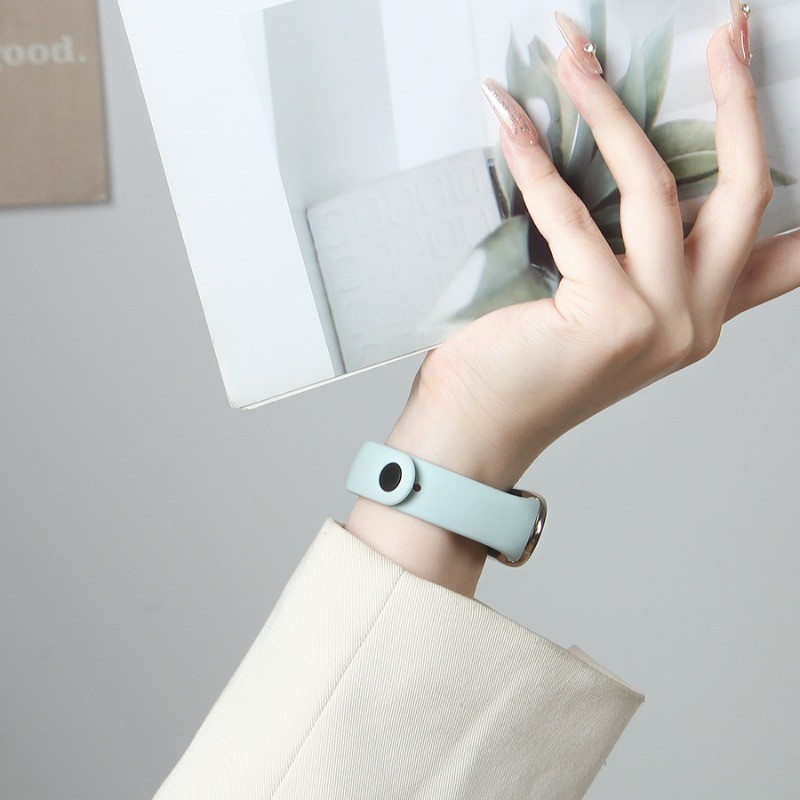 Không Có Đồng Hồ Cho Mi Band 8 9 NFC Dây Đeo Mi Band 10 8 Phụ Kiện Silicon Mềm Thay Thế Cho Xiaomi MiBand 7 6 5 4 3 Vòng Tay