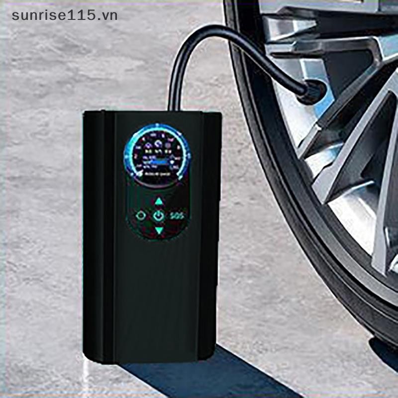 Máy bơm hơi lốp ô tô SRVN 12V Máy bơm hơi lốp có độ chính xác cao Máy bơm hơi điện tử bay hơi cho xe máy Xe đạp Ô tô.