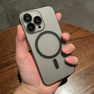 Thích hợp cho Camera băng từ tính mờ siêu mỏng IPhone 15 13 14 12 Pro Max để bảo vệ ốp điện thoại di động mờ.