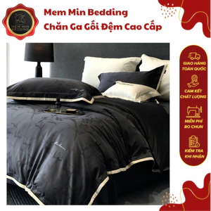 Bộ Chăn Ga Gối Chất Liệu Lụa 120s Mang Đến Cảm Giác Mềm Mại Thoáng Mát Sang Trọng Quý Phái - MemMinbedding Luxury
