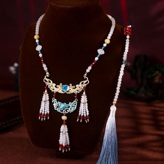 Hanfu Phụ Kiện Cổ Vòng Cổ Ming Made Tua Rua Phong Cách Trung Hoa Yingluo Dân Tộc Phù Hợp Với Các Yếu Tố Cổ Điển Cung Điện 10.6