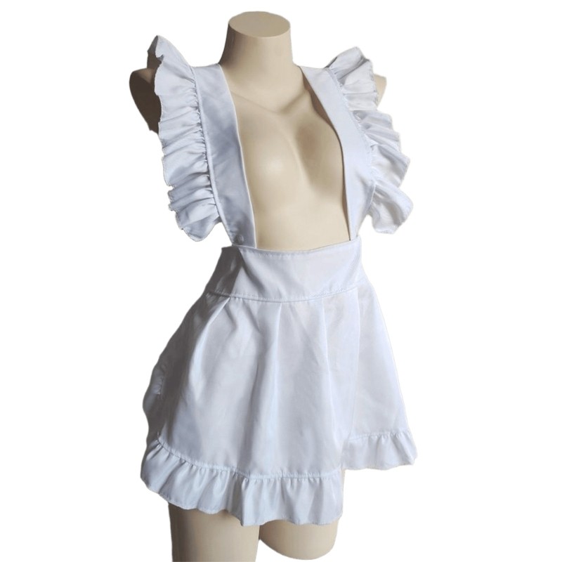 Kikin Người Giúp Việc Cosplay Tạp Dề Người Giúp Việc Trang Phục Hóa Trang Nửa Tạp Dề Bồi Bàn Người Hầu Trang Phục Tạp Dề Bé Gái Cosplay Eo
