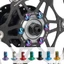ICUCKO - 12 Chiếc Bu Lông thép không gỉ cho xe đạp đĩa cánh quạt, phù hợp phụ kiện MTB dành cho du lịch và đi bộ