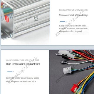 Bộ điều khiển động cơ trung tâm hợp kim nhôm 48V 60V 64V 800W 15Mos MAX 35A cho xe đạp điện Xe tay ga điện Xe máy Bldc Bộ điều khiển động cơ