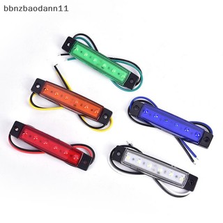 [Bbnzdd] 1PC 12V 6LEDS Đèn báo bên xe tải Đèn Led thấp Đèn xe kéo phía sau BVAH