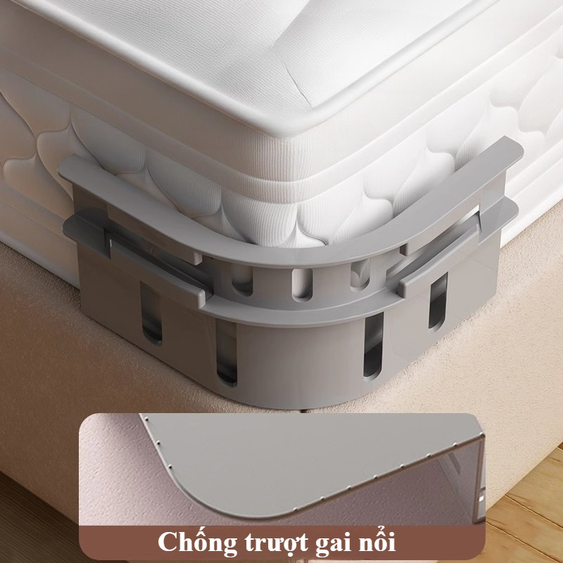 4 Kẹp dây buộc ga trải giường vô hình, Đảm bảo nó vừa khít, Bền và có thể điều chỉnh