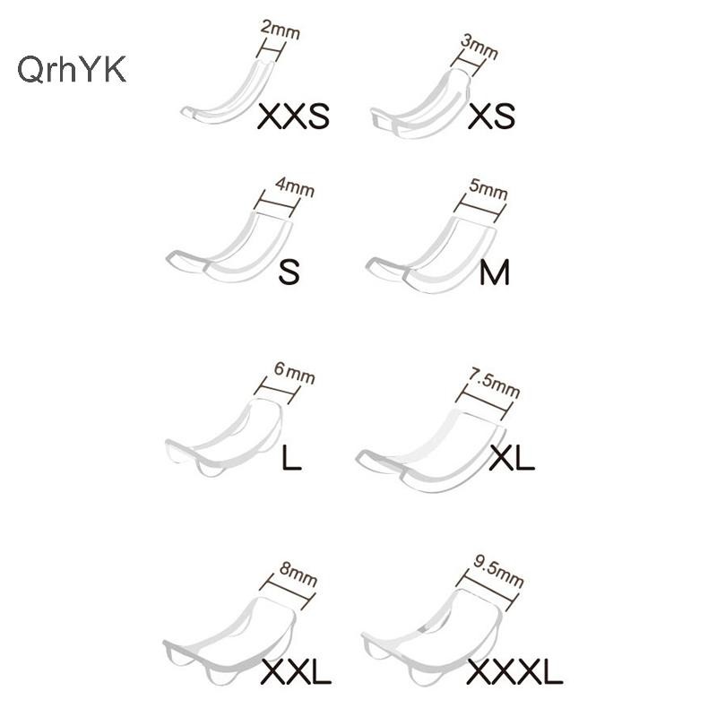 Nhà Máy Thời Trang 8 Chiếc Vô Hình Kích Thước Vòng Điều Chỉnh Cho Rời Kích Thước Vòng Giảm Tốc Miếng Đệm Vòng Bảo Vệ QrhYK