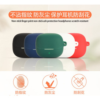 Cho Baseus BP1 Pro Ốp Lưng Silicon Tai Nghe Vỏ Mềm Chống Sốc Bảo Vệ Tai Nghe Nhét Tai Da Chống Rơi Vỏ Bảo Vệ